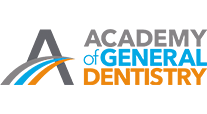 The image displays a logo for the Academy of General Dentistry.